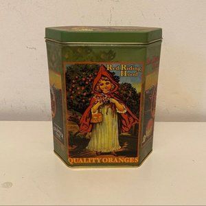 Vintage Quality Oranges Charter Oak Advertising Tin